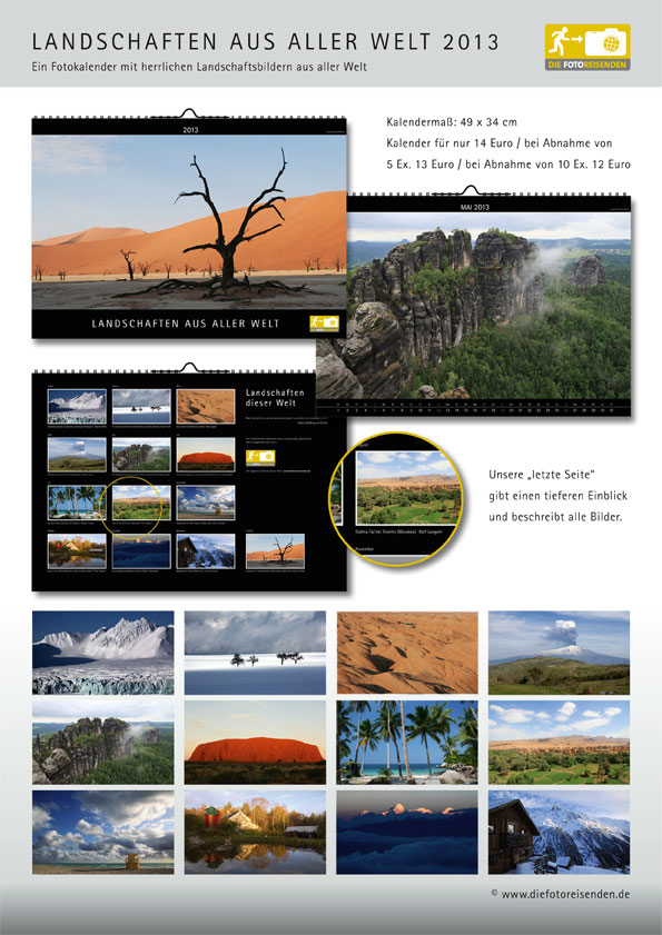 Fotokalender 2013 jetzt bestellen