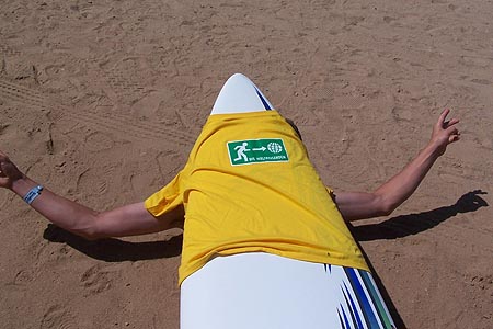 Heiko das Surfbrett