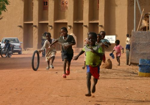 Fotoalarm in Bandiagara