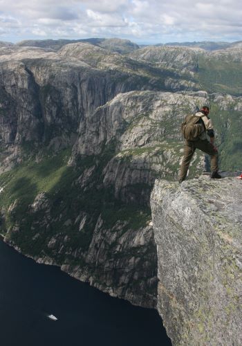 Juwi am Lyse-Fjord
